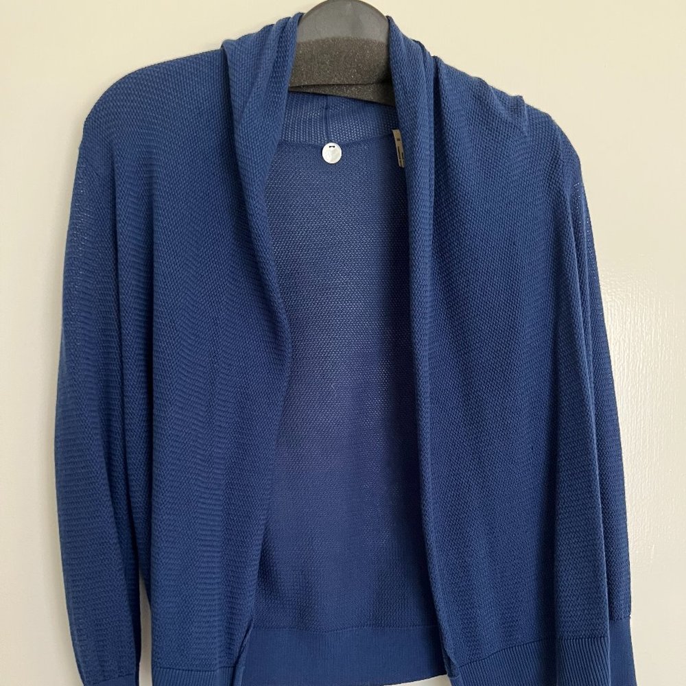 Margaret O'Leary Shawl Cropped Cardigan Sweater in size XS.